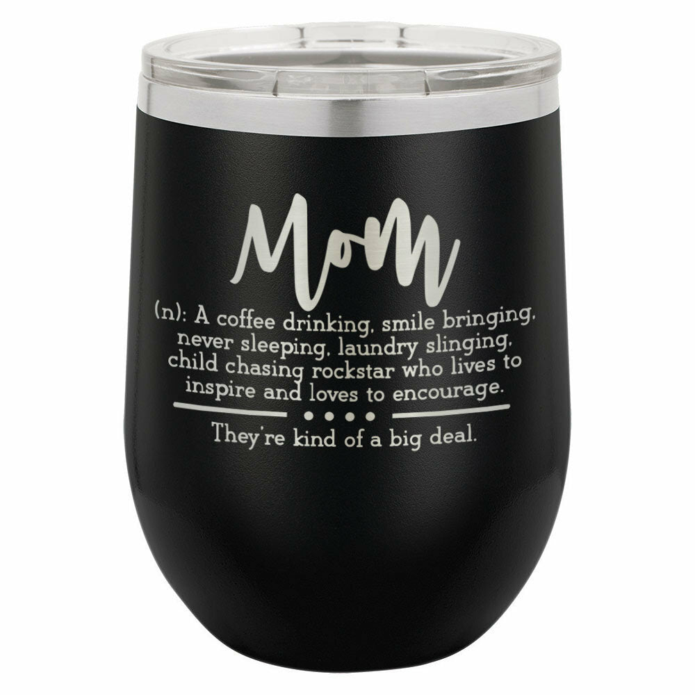 Mom Definition Drink Tumbler With Straw