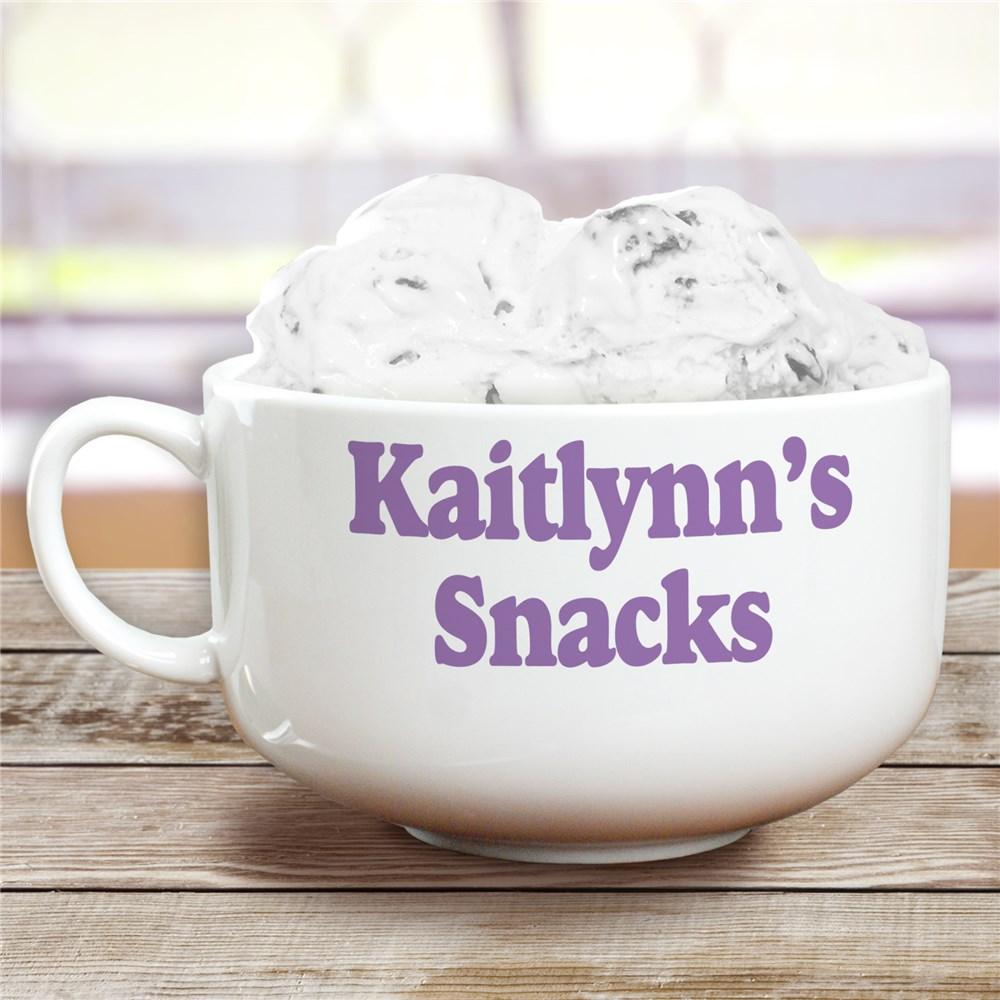 Ceramic Any Message Personalized Cereal Bowl  Cereal bowls, Ceramic bowls, Ice  cream bowl